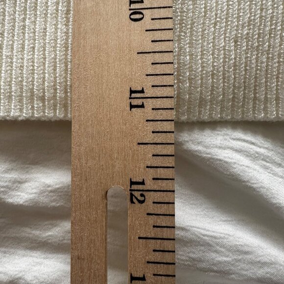 French Connection Jaida Top M Summer White Wool Blend MSRP $98 - Picture 11 of 13